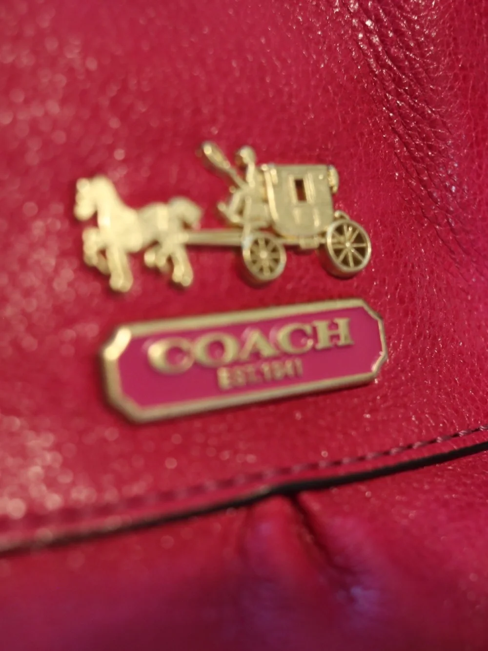 Coach Madison Sabrina Bag — Magenta